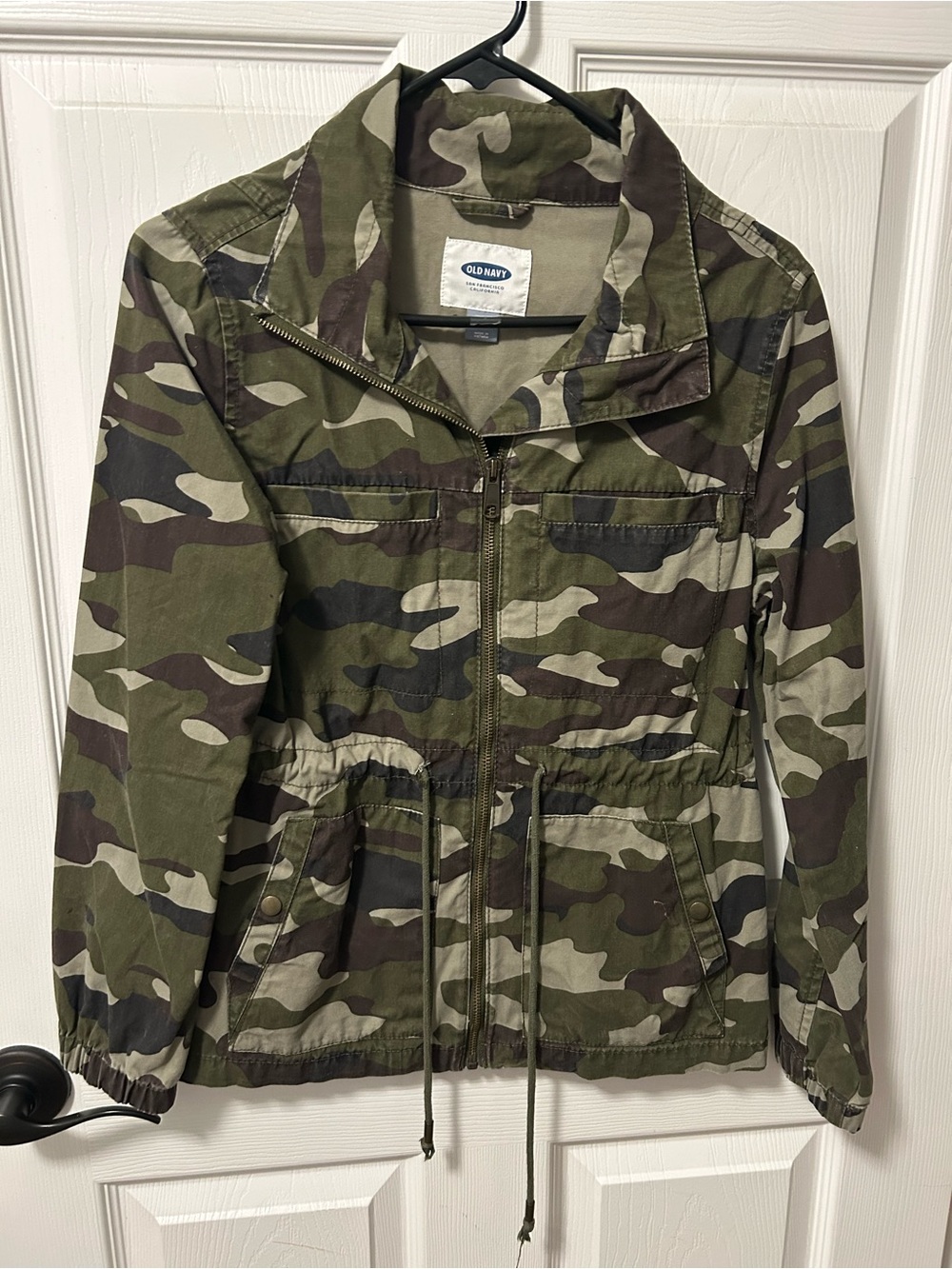 Old Navy Girls' Camo Utility Jacket - Green